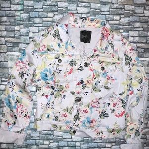 Floral Jean Jacket